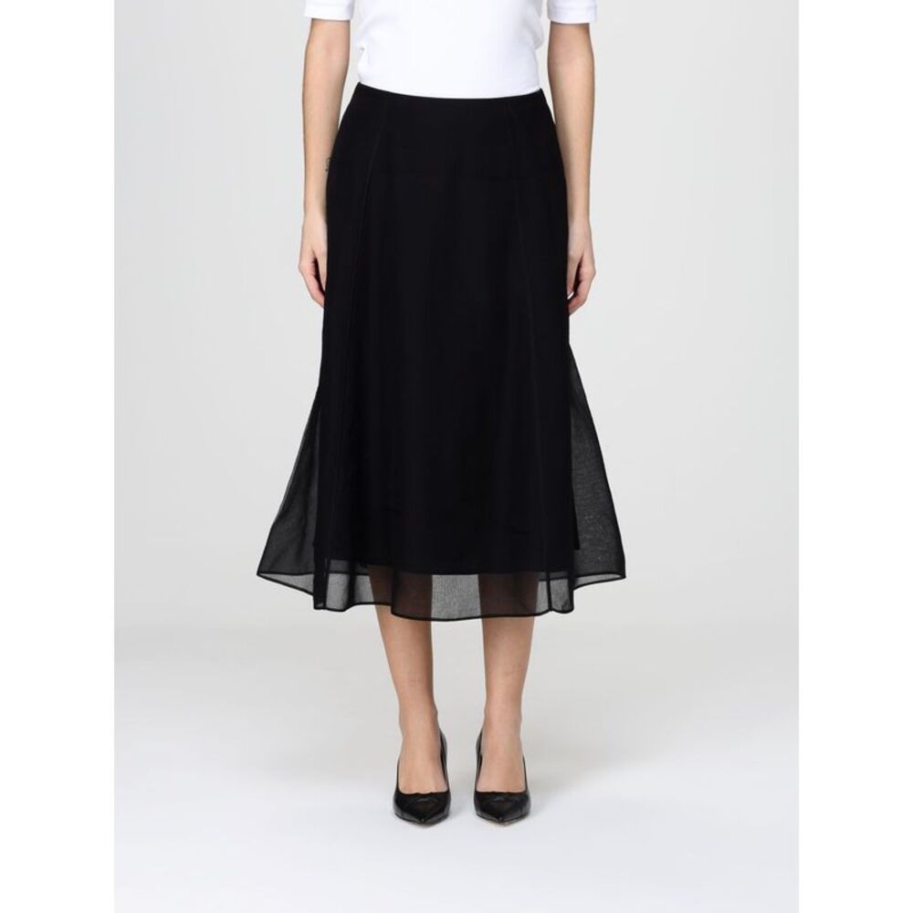 Brunello Cucinelli Women Silk Circle Midi Skirt Brunello Cucinelli